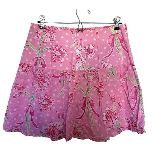 Lily Pulitzer Vintage Lily Flower Pattern Polka Dot - Picture 3 of 6